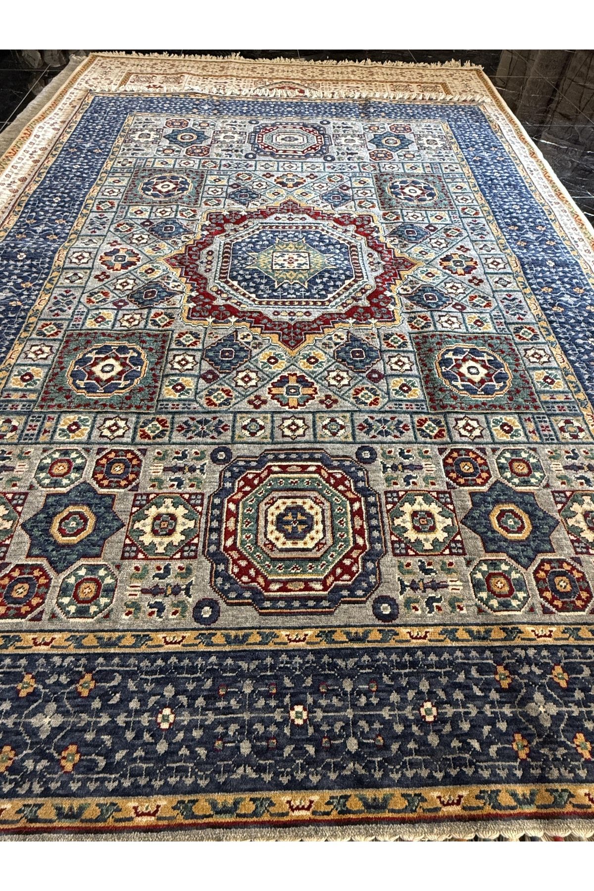Hoomrugs Hoom Rugs Sultani 821 Gri Klasik Salon Halısı
