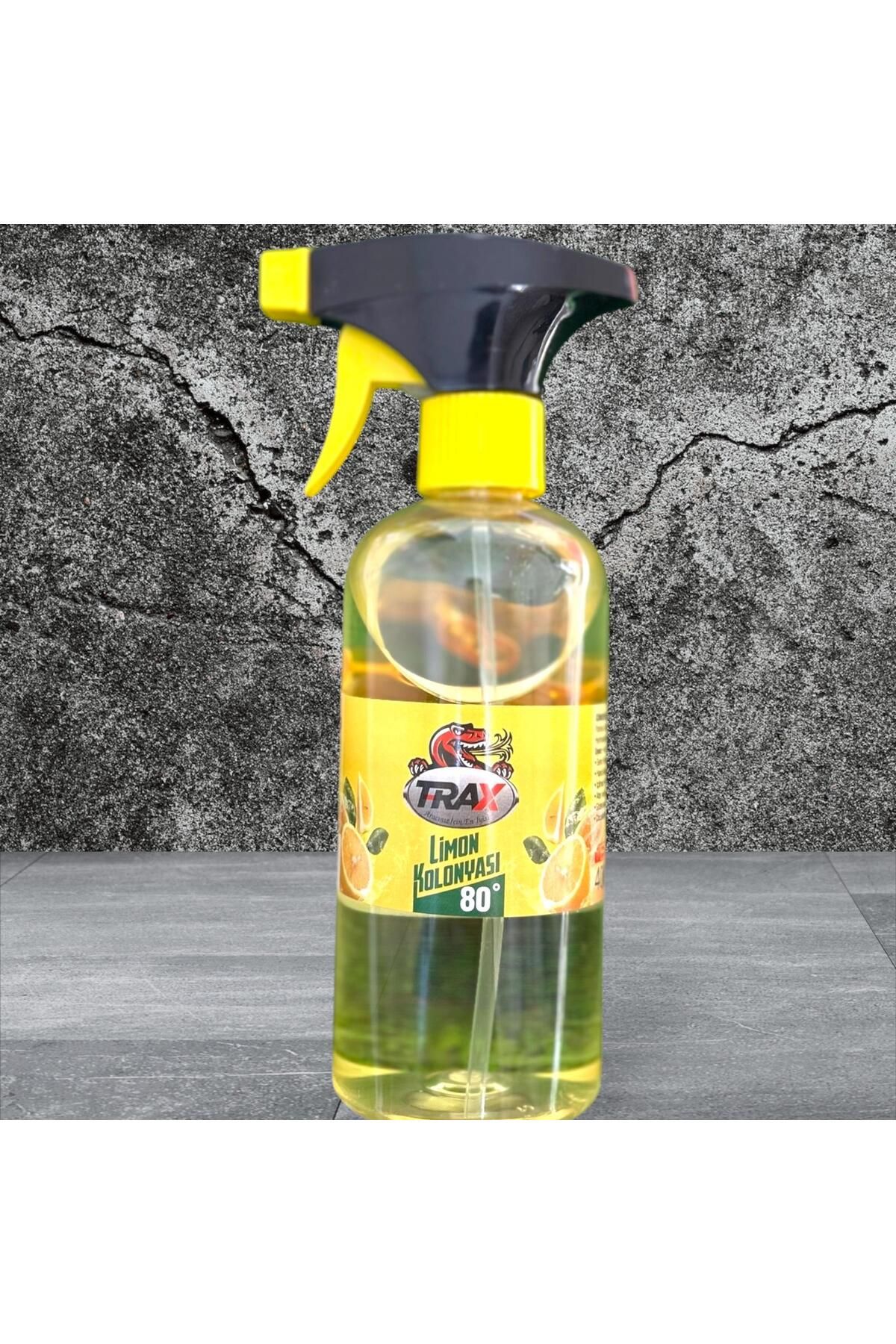 TRAX Limon Kolonyası 80* Araç İçi Sprey Limon Kolanyası 400 Ml Sprey