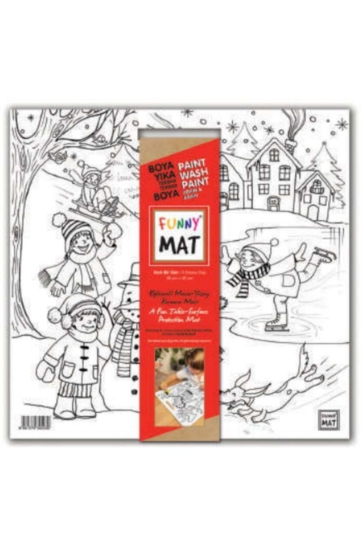 Destek Yayınları Funny Mat Karlı Bir Gün 40x40cm
