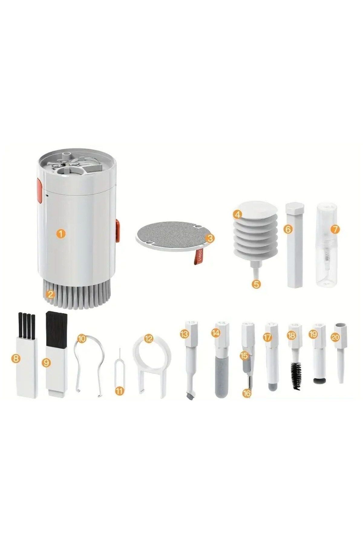 MaxUp-20 Pieces Multifunctional Computer Cleaning Kit Keyboard Mobile Phone Wireless Headset Cleaning 3