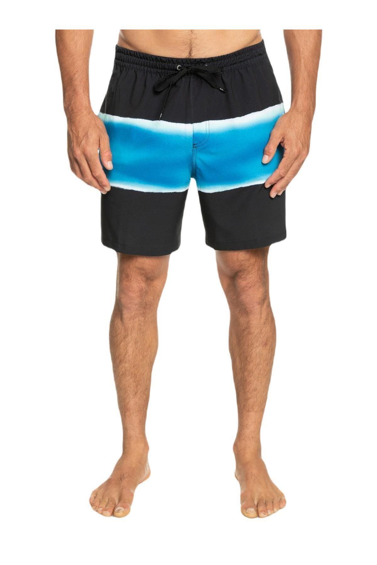 Quiksilver EQYJV04011 Air-Brush 17Nb M Jamv Erkek Şort Mayo Siyah