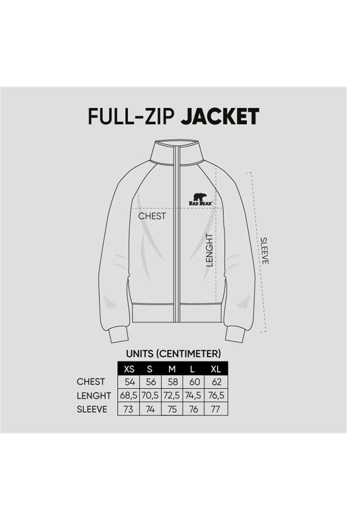 Bad Bear 22.04.12.002-c39 Trainer Full Zip Kadın Sweatshirt görsel 2