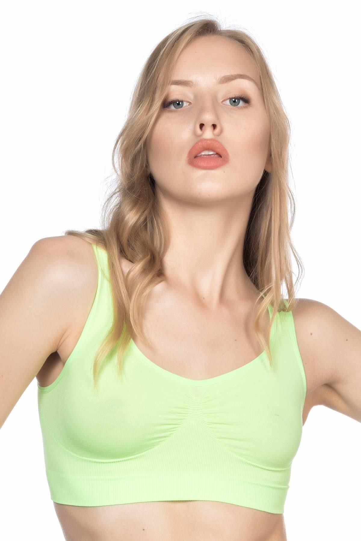 Emay Korse YEŞİL MI Emay 4005 Soft Kalın Askı Büstiyer