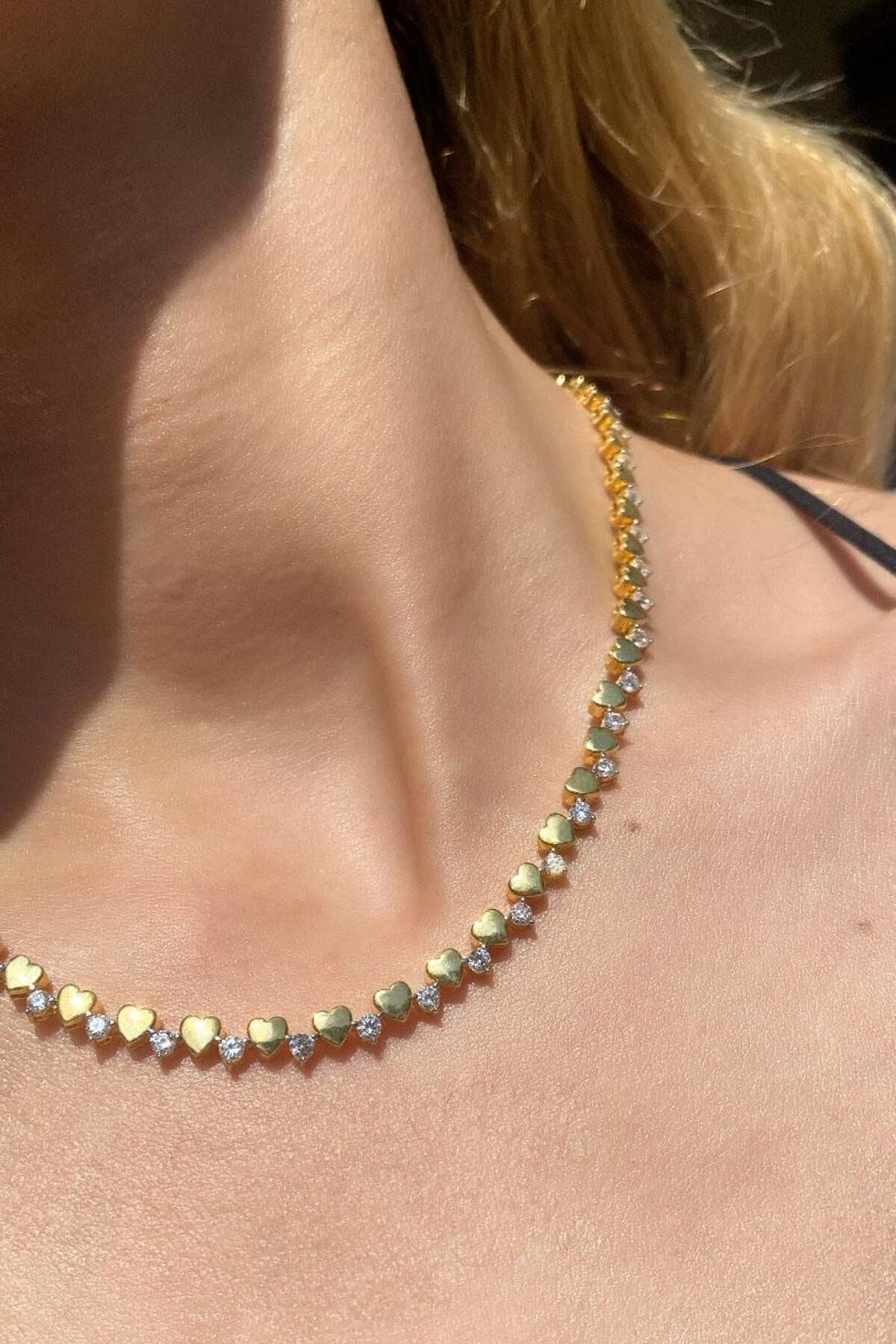 Spossy Silver Jewelry Kalpli Choker Kolye