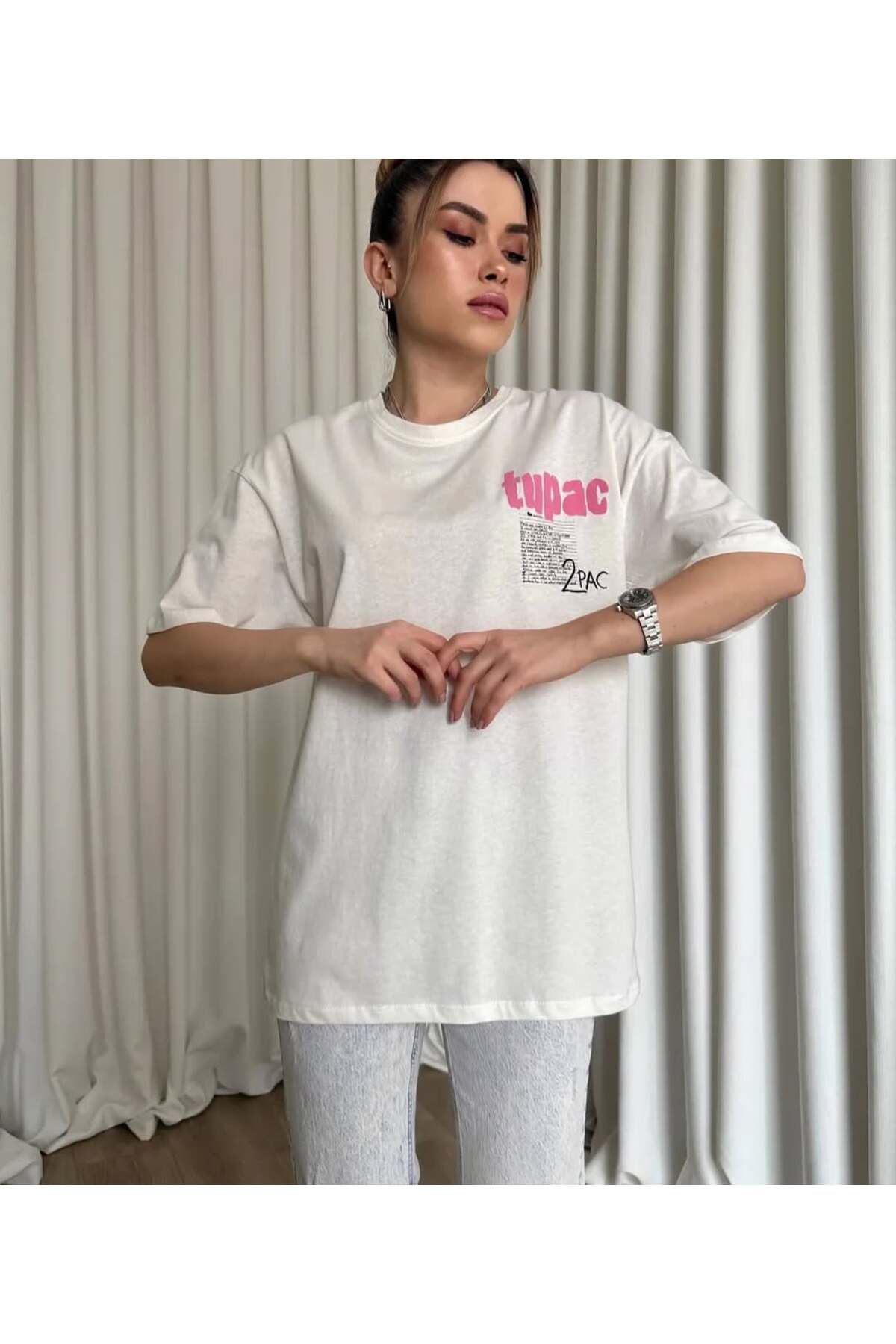 RENK RENK OUTLET YE59 TUPAC BSK TSHIRT
