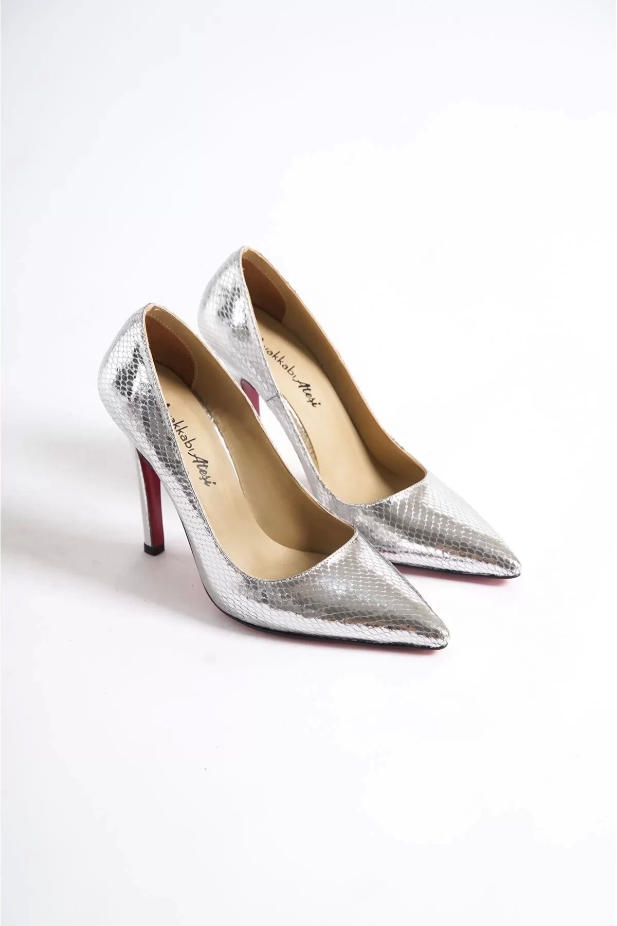 PayBuy Kadın Elegant Ayakkabı İnce Topuk Stiletto Özel Tasarım Abiye Ayakkabı