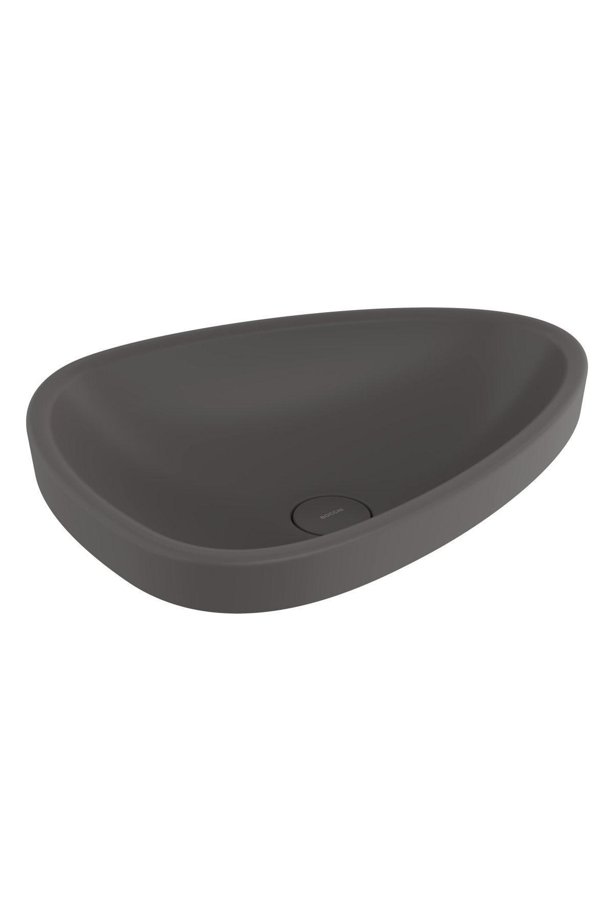 Bocchi Etna Tezgah Üstü Lavabo 58 Cm Mat Antrasit 1112-020-0125