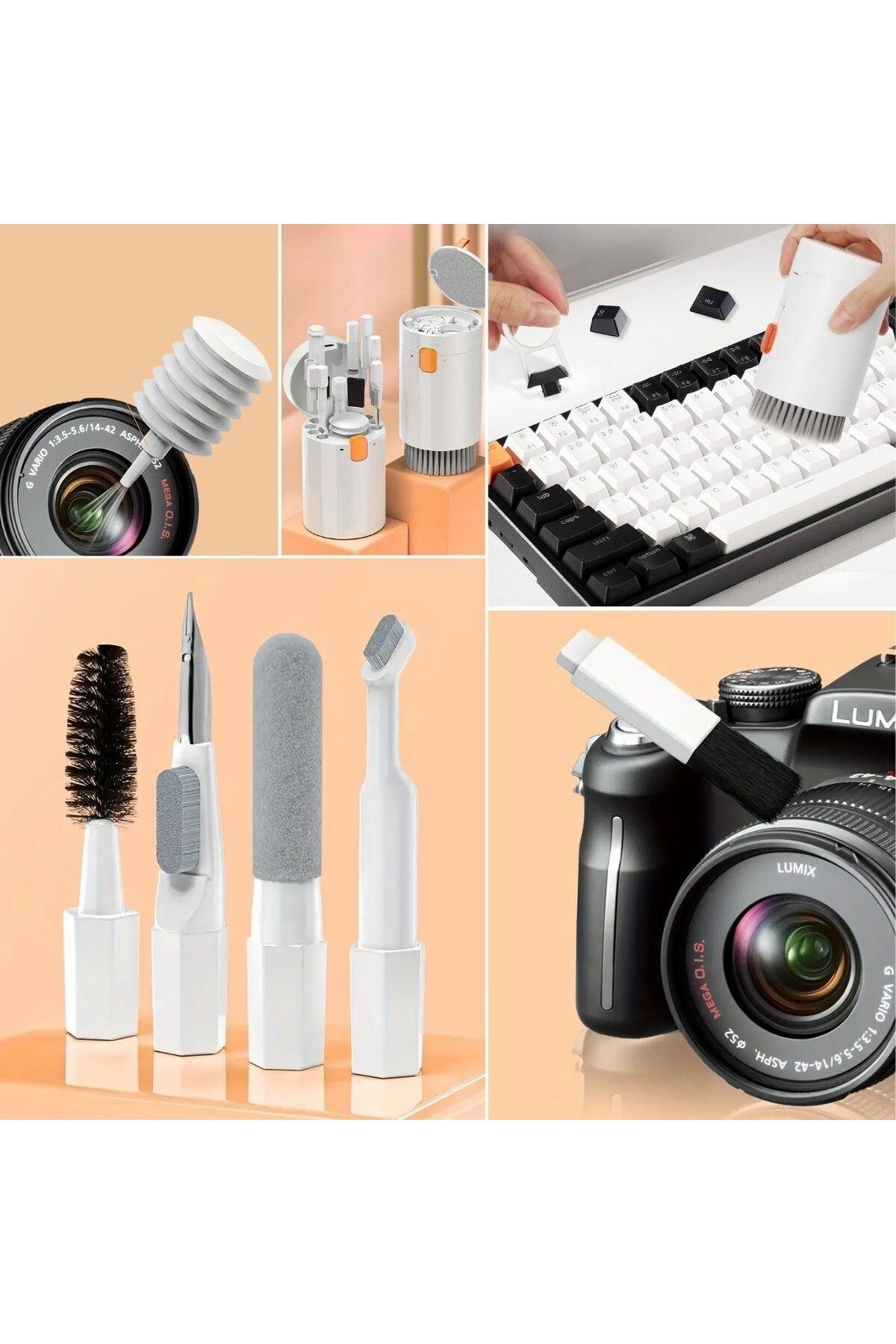 MaxUp-20 Pieces Multifunctional Computer Cleaning Kit Keyboard Mobile Phone Wireless Headset Cleaning 2