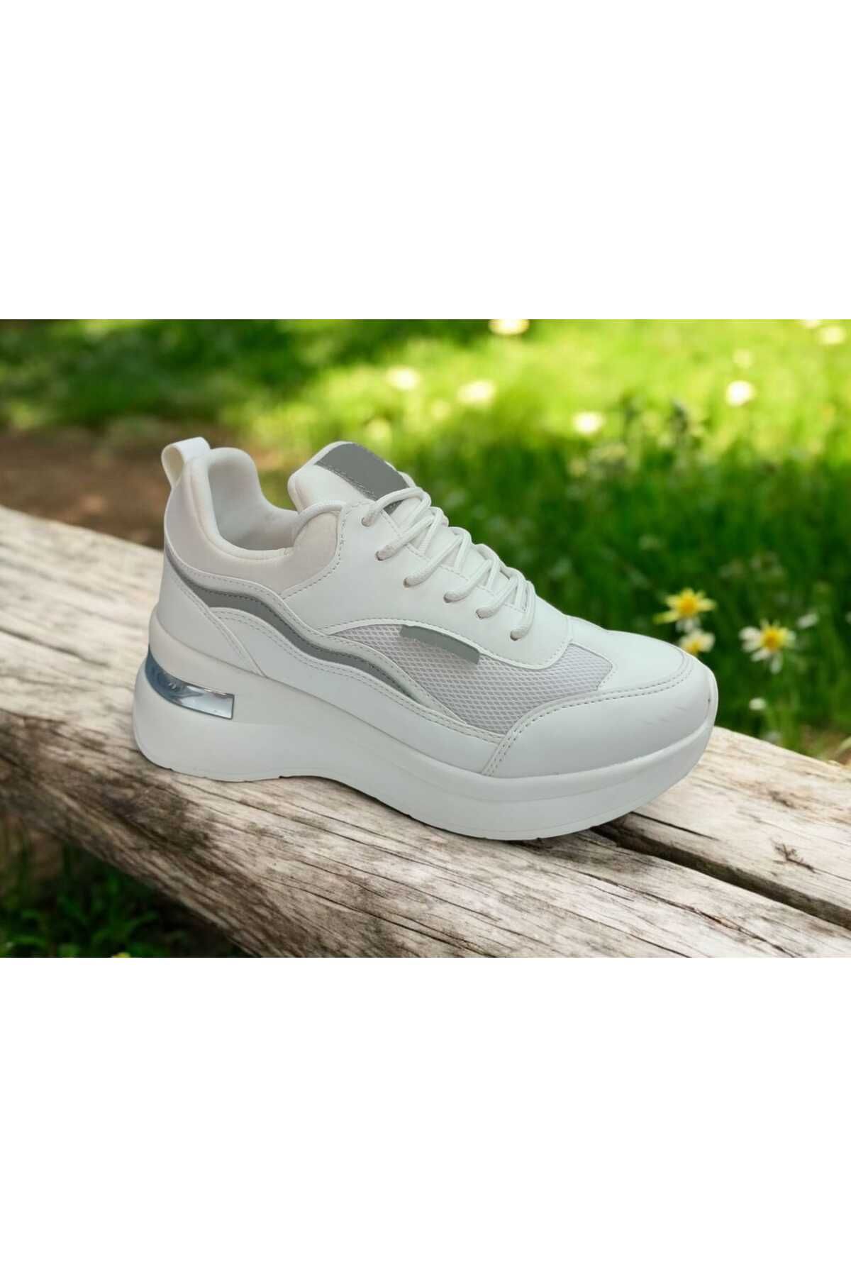 Flet KADIN ORTOPEDİK DOLGU TABANLI ANORAK ANATOMİK TABAN SNEAKER
