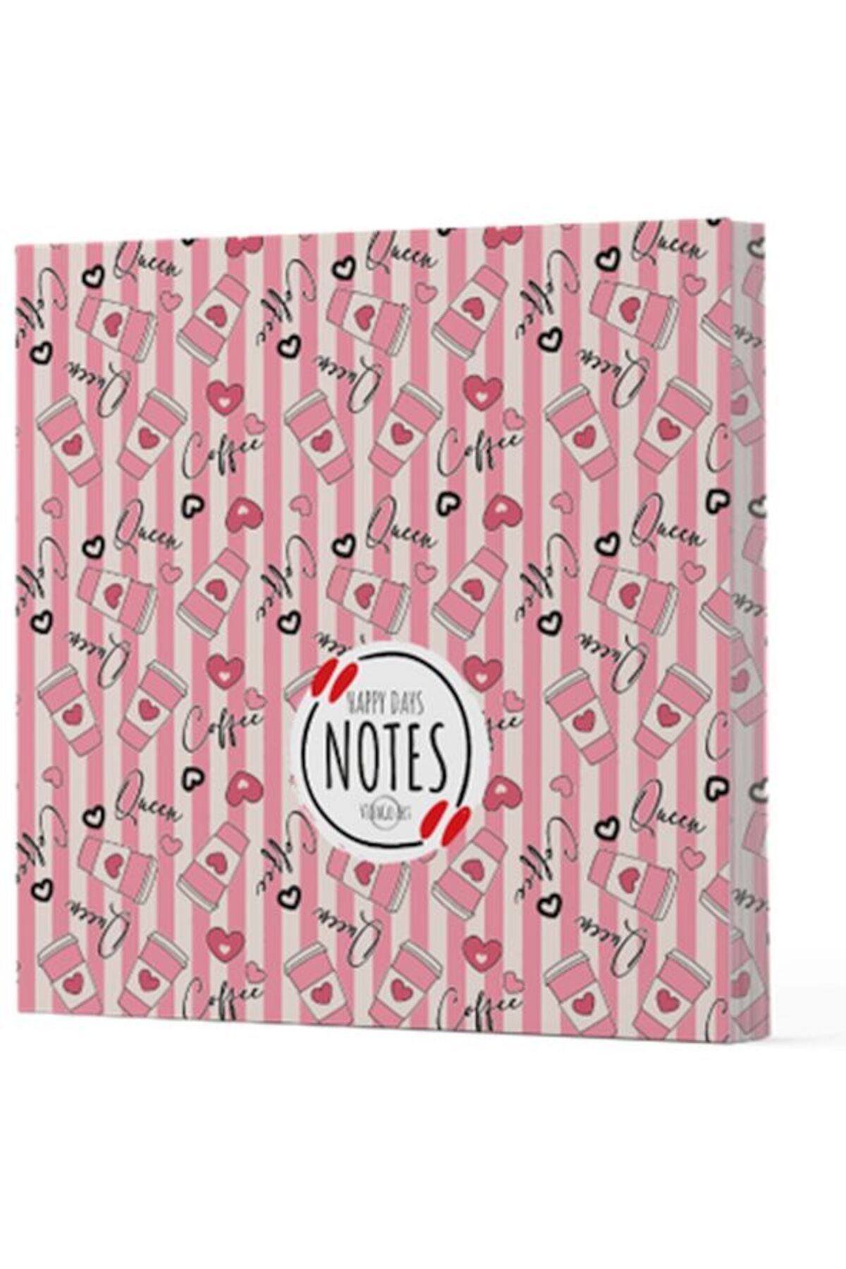 Destek Yayınları Kahve 8 Çizgisiz Yan Boyamalı Defter