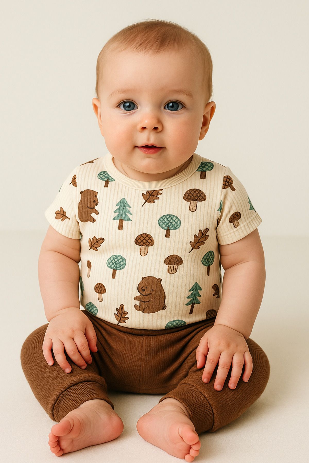 Melish Bebe YENİDOĞAN BEBEK PİJAMA ZIBIN SET