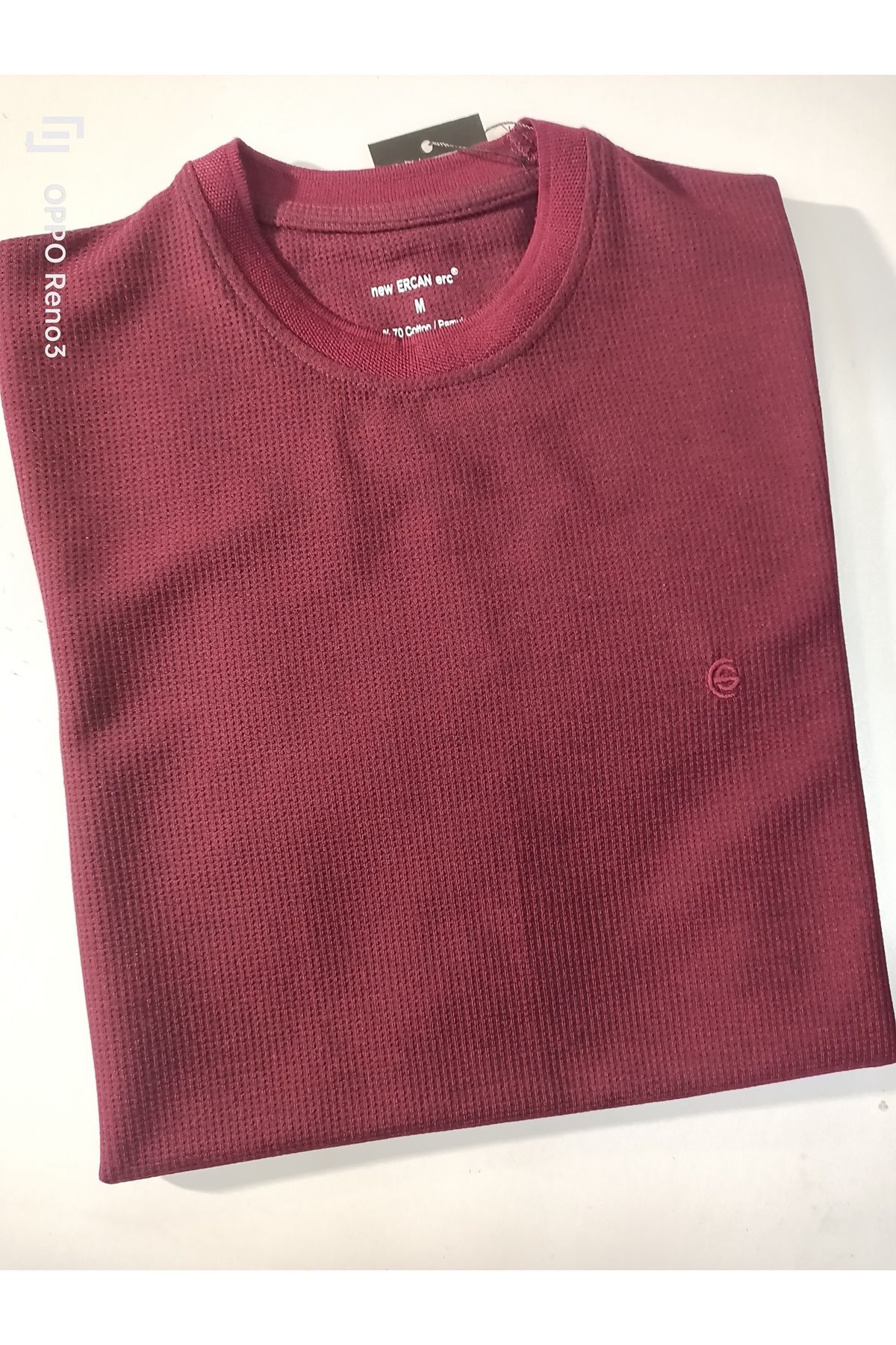 ercan triko sıfır yaka waffle reguler fit t-shirt