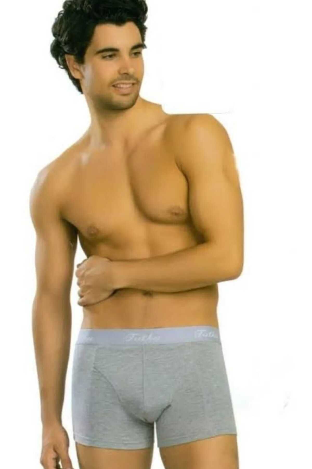 H&S STORE tutku erkek elastan boxer 6 lı gri renkli kaliteli ve rahat