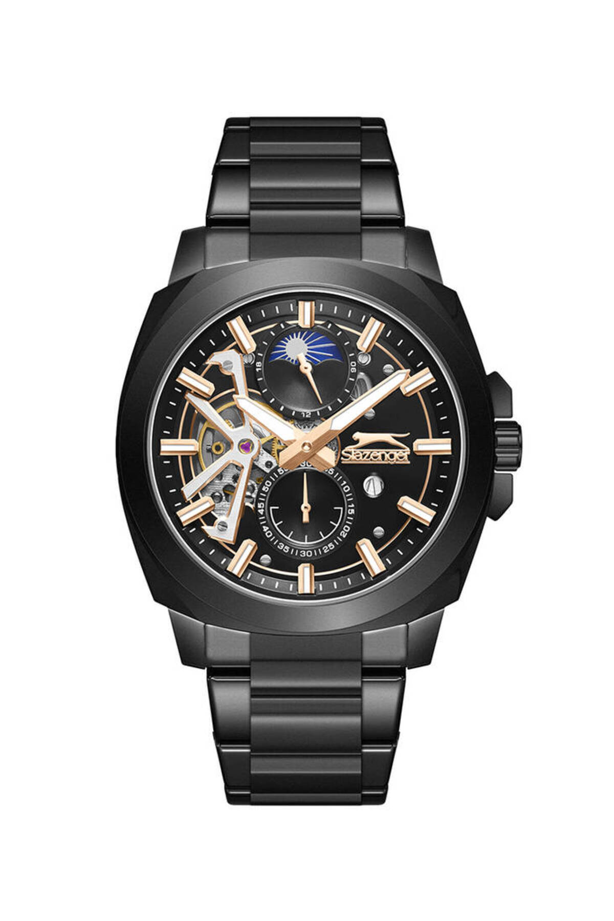 اسلازنگر ساعت مچی مردانه اتوماتیک استیل مشکی ۴۴ میلی‌متری SL.09.2441.2.05