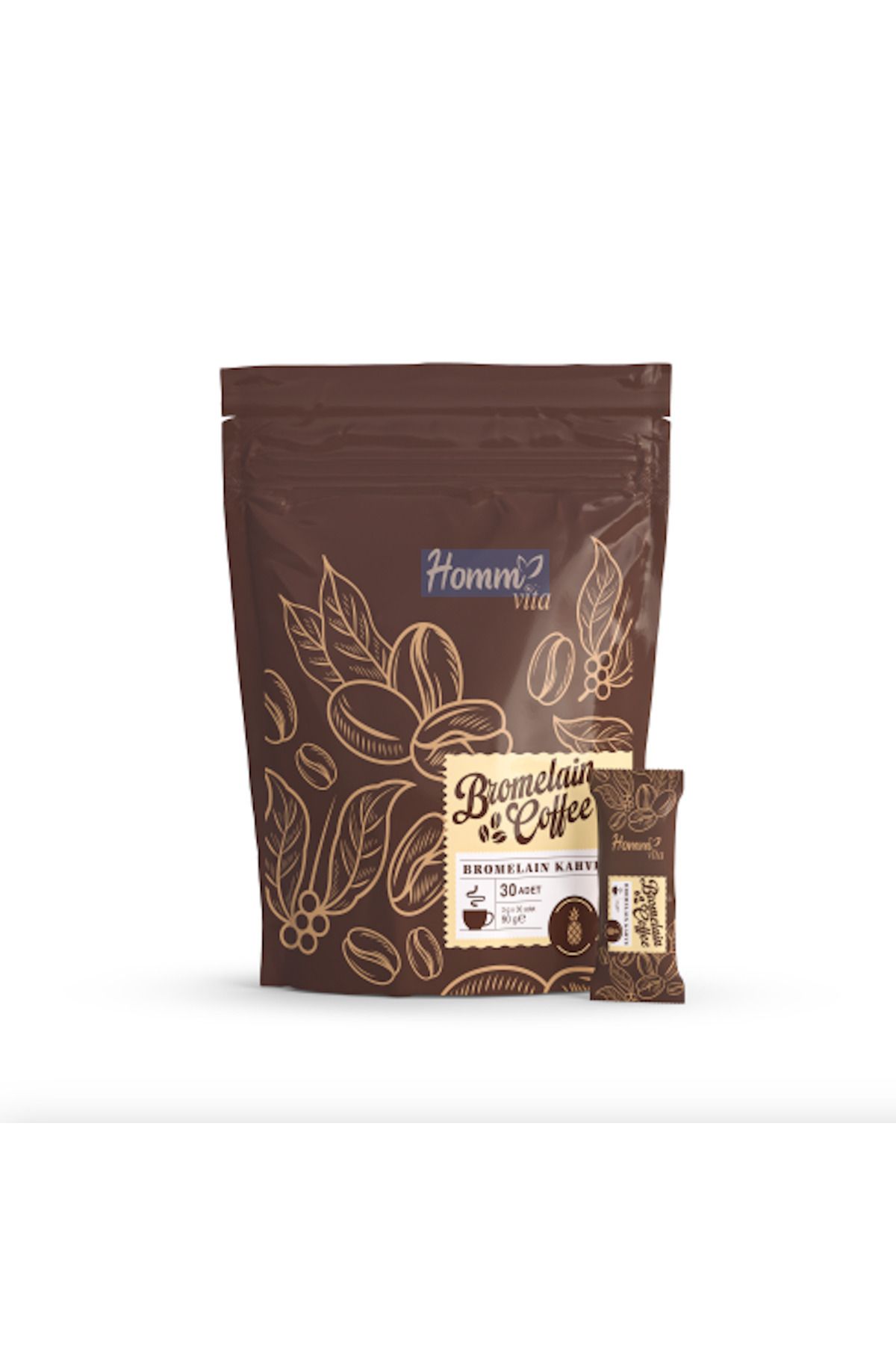 Vita Bromelain Coffee Kahve 30ad. 3gx30ad Çözünebilir kahve