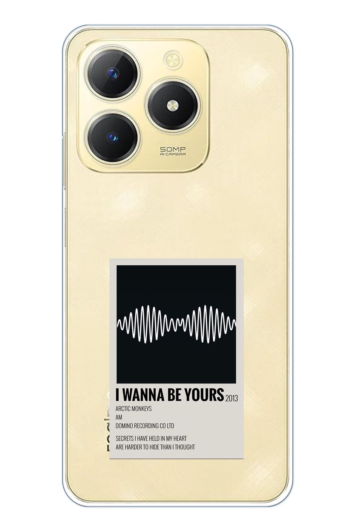 TechTree Realme C61 Uyumlu I Wanna Be Yours Şeffaf Silikon Kılıf