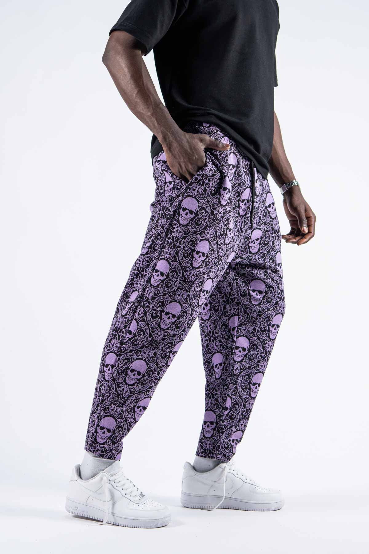 SUPERBLUE Unisex Günlük Dijital Baskılı Baget Pantolon