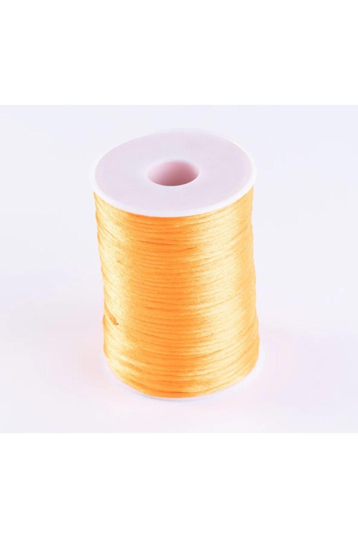 OZN AKSESUAR Floş İp, Sıçan Kuyruğu, Bileklik İpi Kolye İpi, Gelinlik İpi Nişanlık İpi, Kaftan İpi (2mm 10mt)