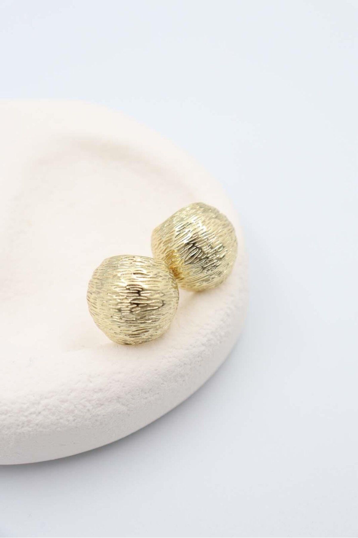 BY CANSU ACCESSORİES Cristoforo Gold Küpe[14K]