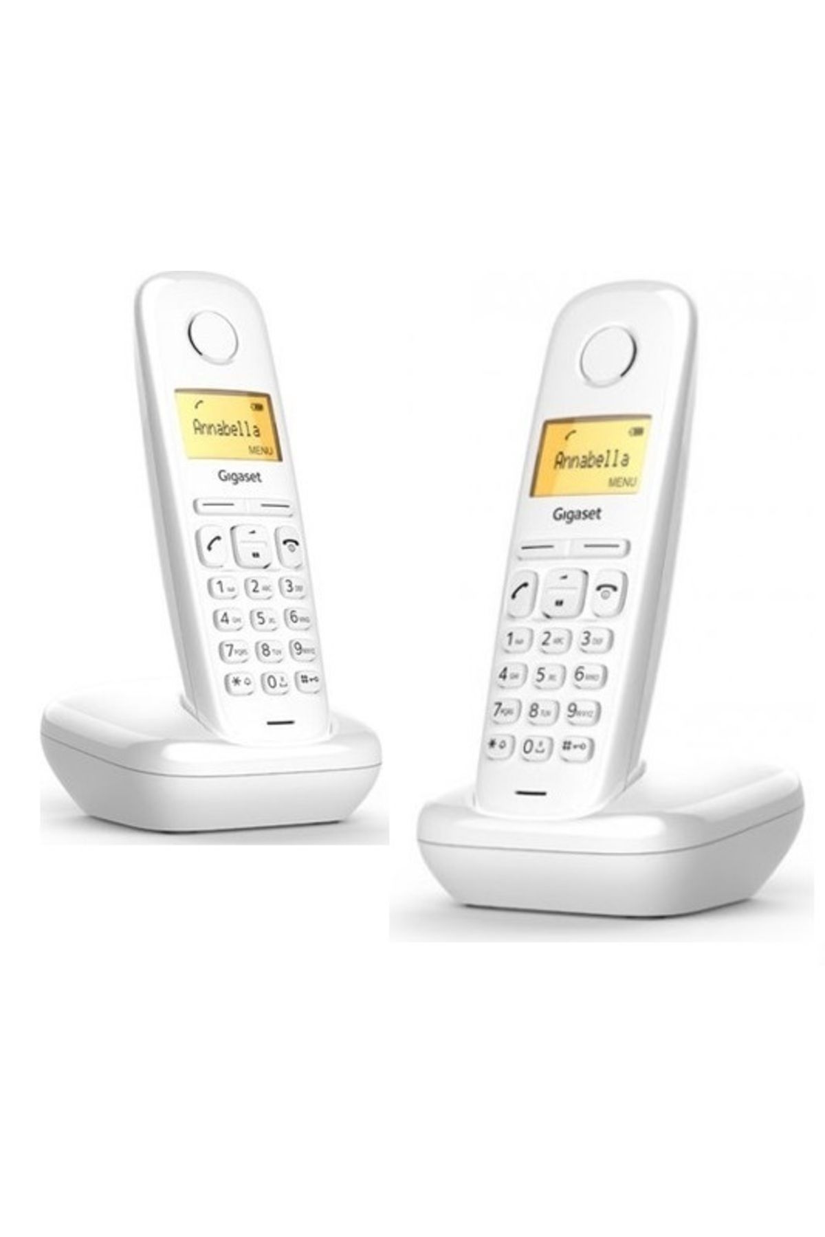 GIGASET 1 Harici 2 Dahili Dect Telsiz Kablosuz Telefon Santrali Beyaz