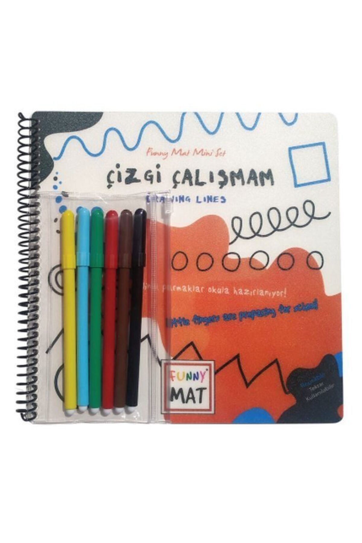 Destek Yayınları Çizgi Çalışmam Funny Mat Mini Set Aktivite Seti