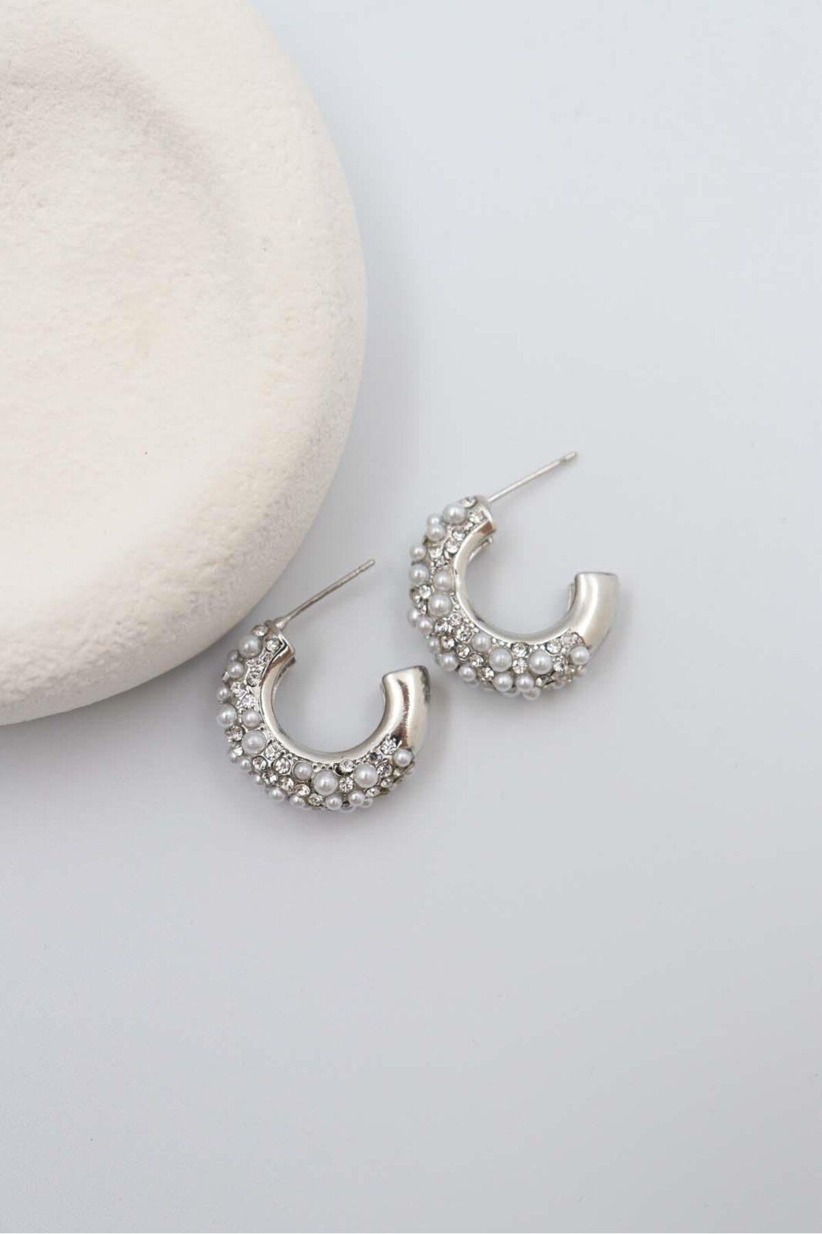 BY CANSU ACCESSORİES Drago Silver Küpe