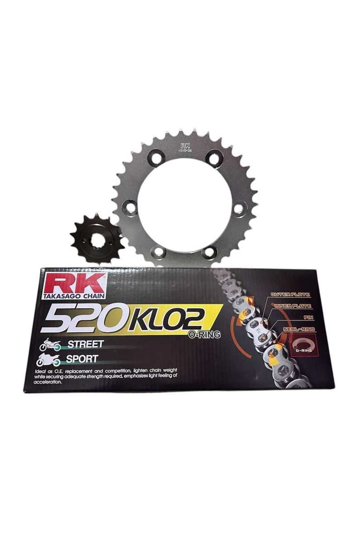 RK Honda CBR 250 RK Zincir Dişli Seti 2014-2018