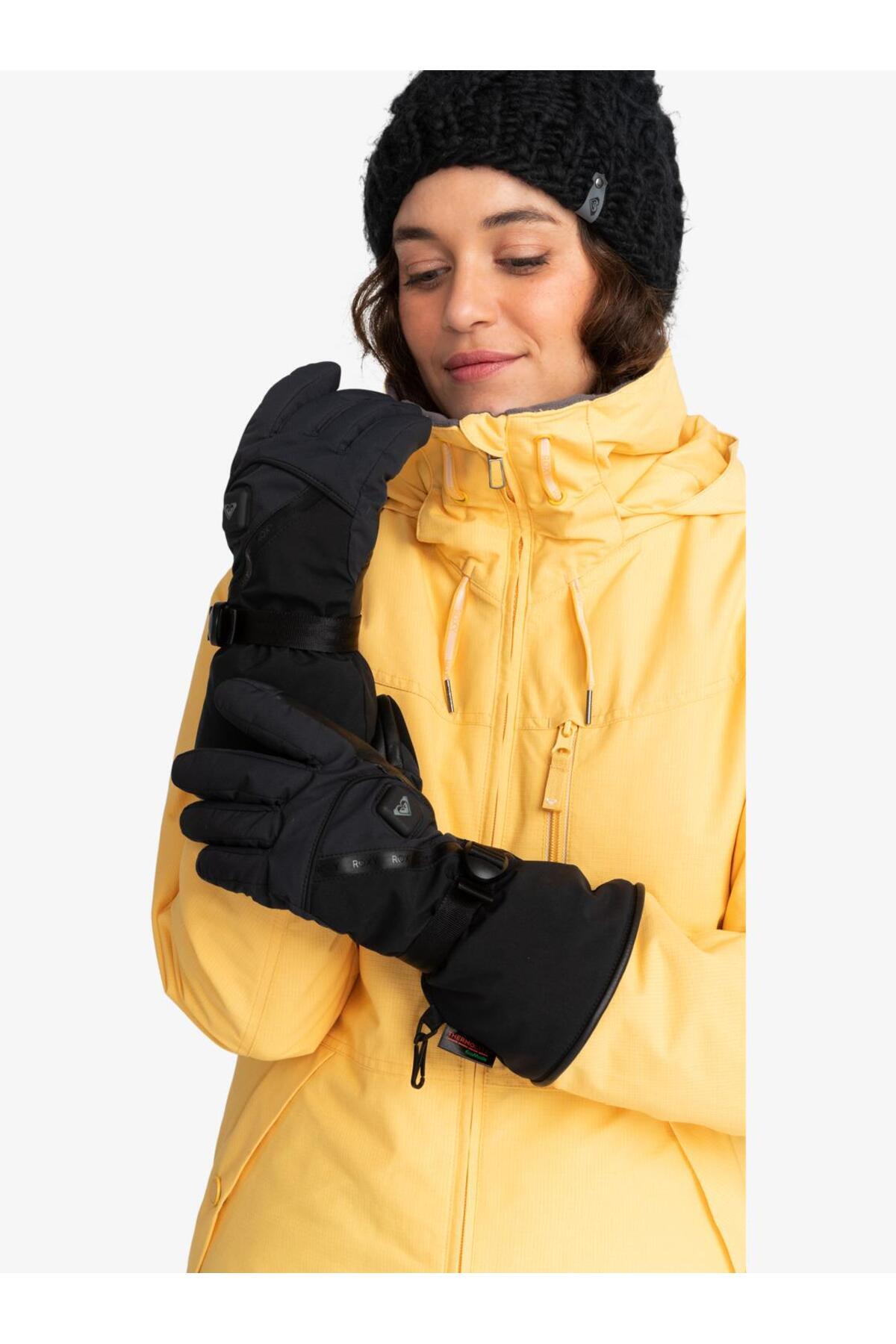 Roxy ERJHN03233 Sierra Warmlink Gloves Kadın Eldiven Antrasit
