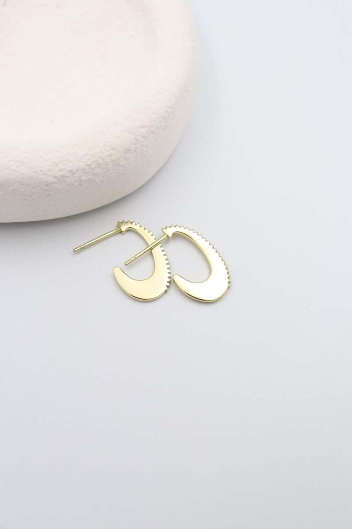 BY CANSU ACCESSORİES Dona Gold Küpe[14K]