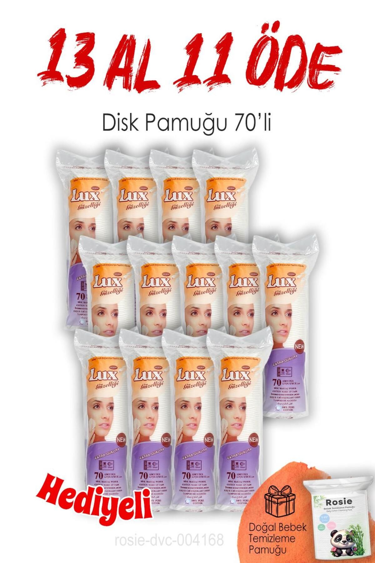 LUX 13 AL 11 ÖDE Lux Disk Makyaj Pamuğu 70'li ve ROSIE