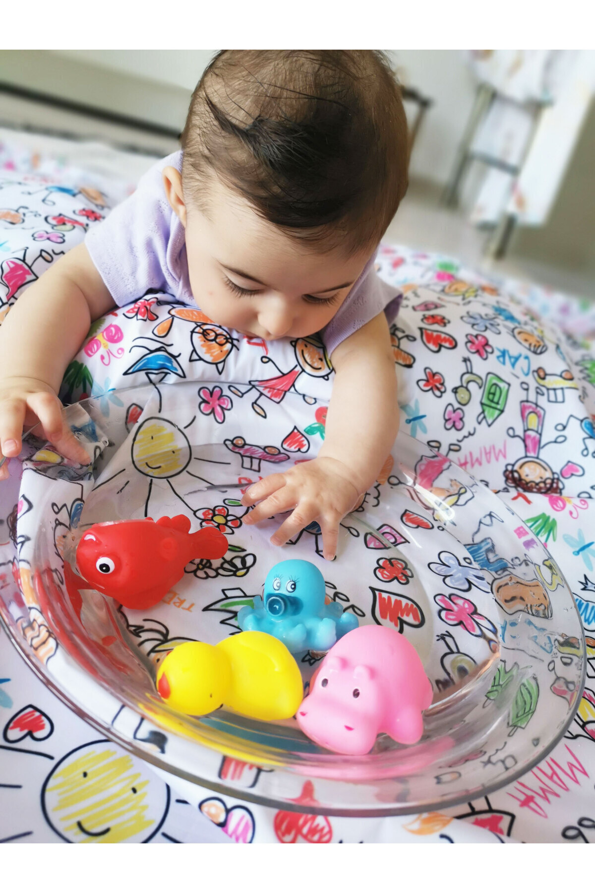 yorni 145x150cm Family Emzirme, Beslenme, Ek Gıdaya Geçişte, Sıvı Geçirmeyen, Yıkanabilir, Geniş Örtü fotoğrafı 5 (önizleme)