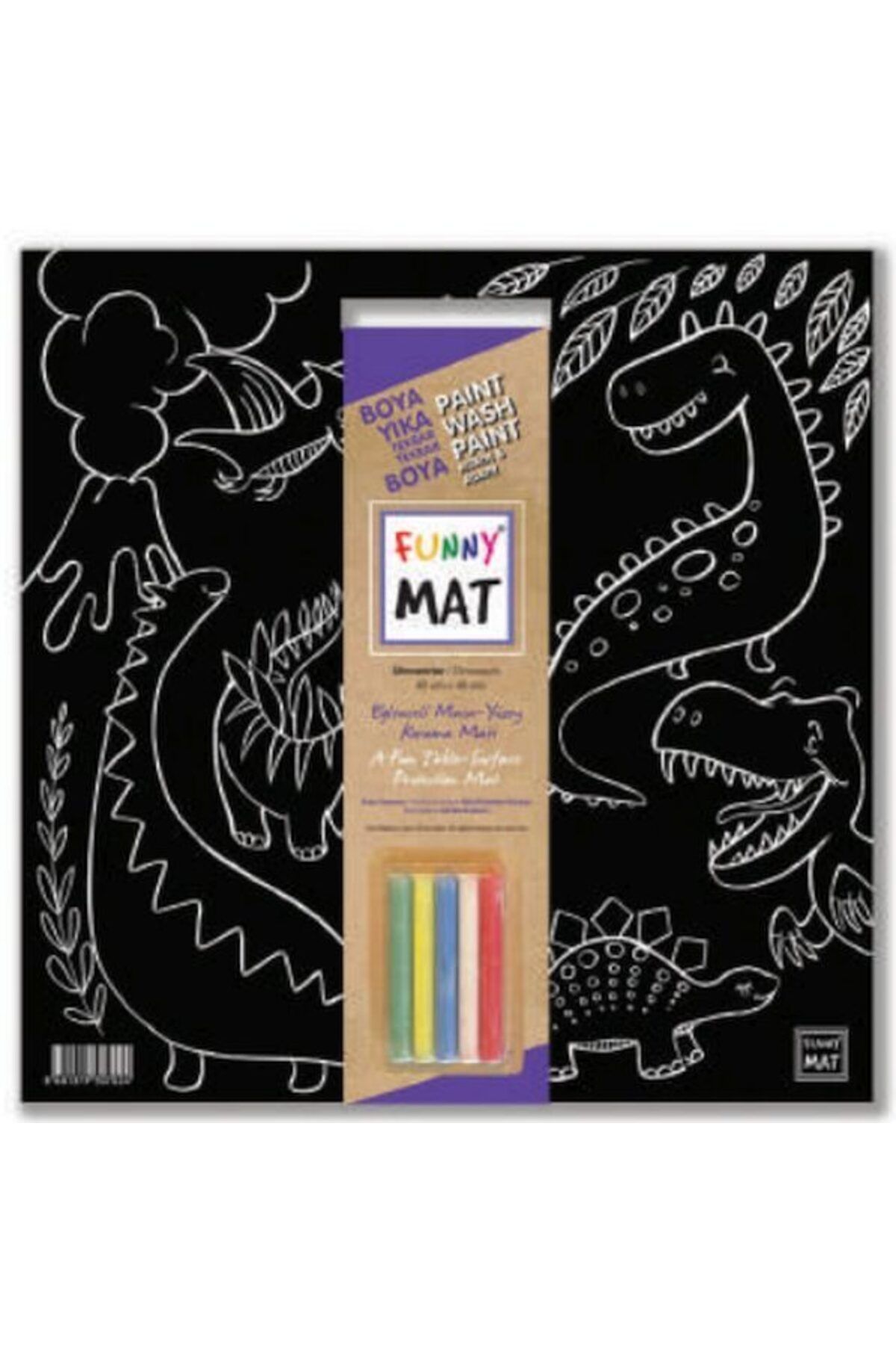 Destek Yayınları Funny Mat Dinozorlar 40x40cm