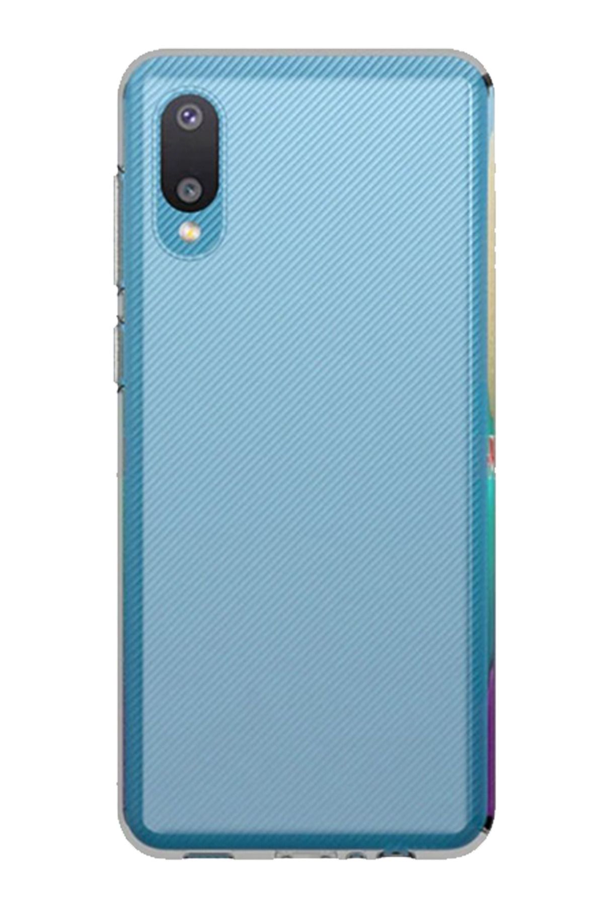 TechTree Galaxy A02S Uyumlu Atatürk Portre Kolaj Şeffaf Silikon Kılıf