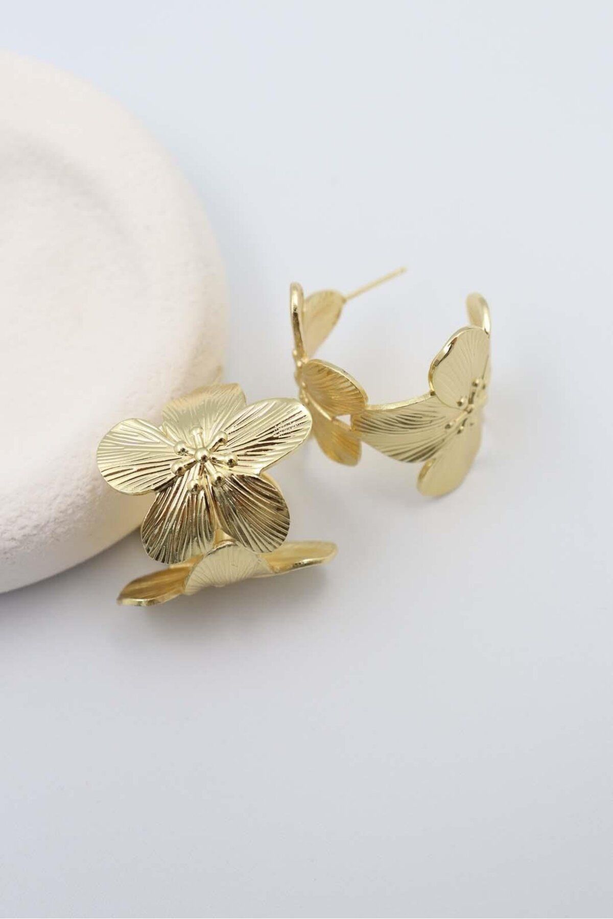 BY CANSU ACCESSORİES Delanna Gold Küpe[14K]