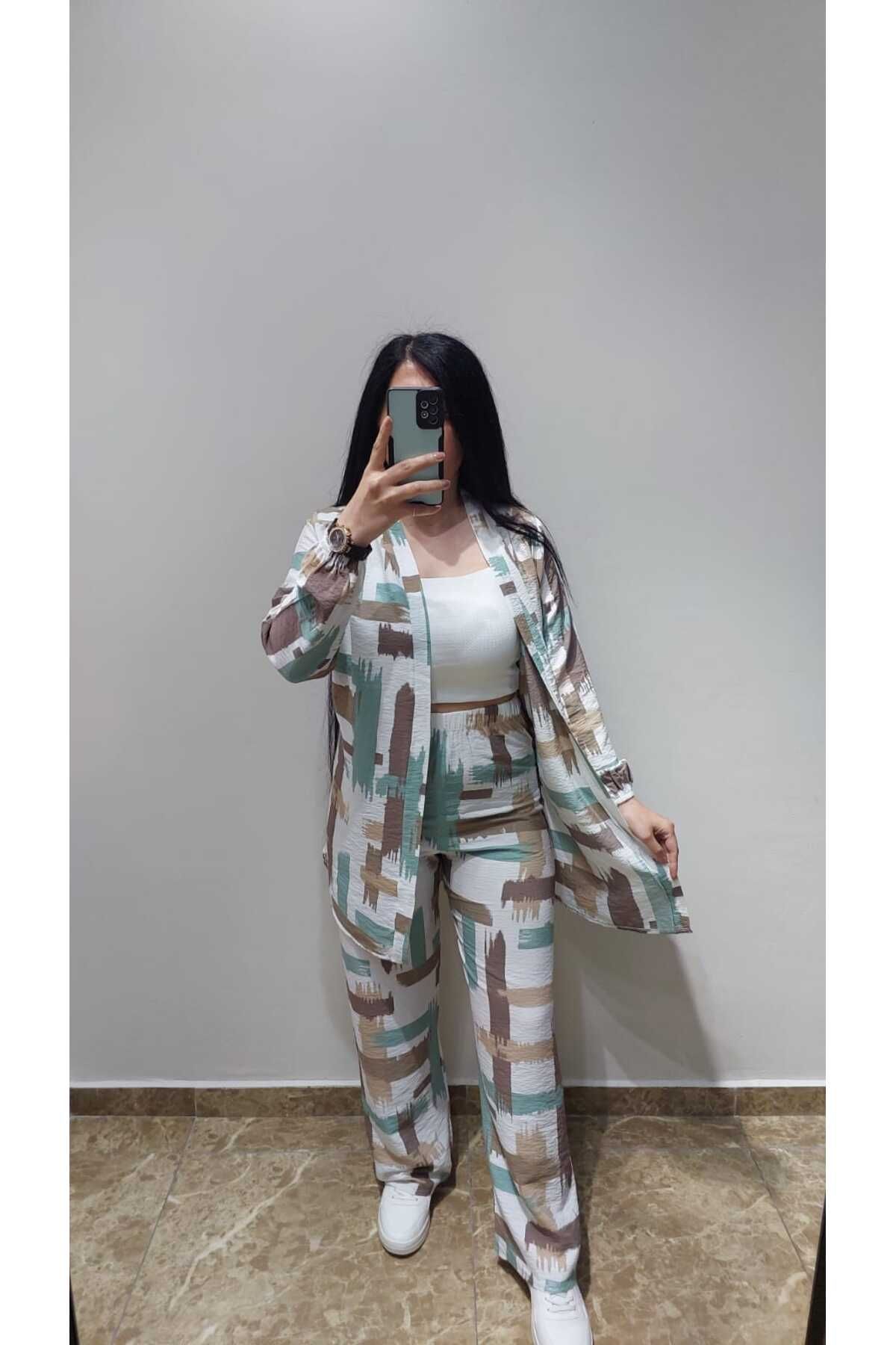 Nida Çelik Collection Linyum Kumaş Takımlar
