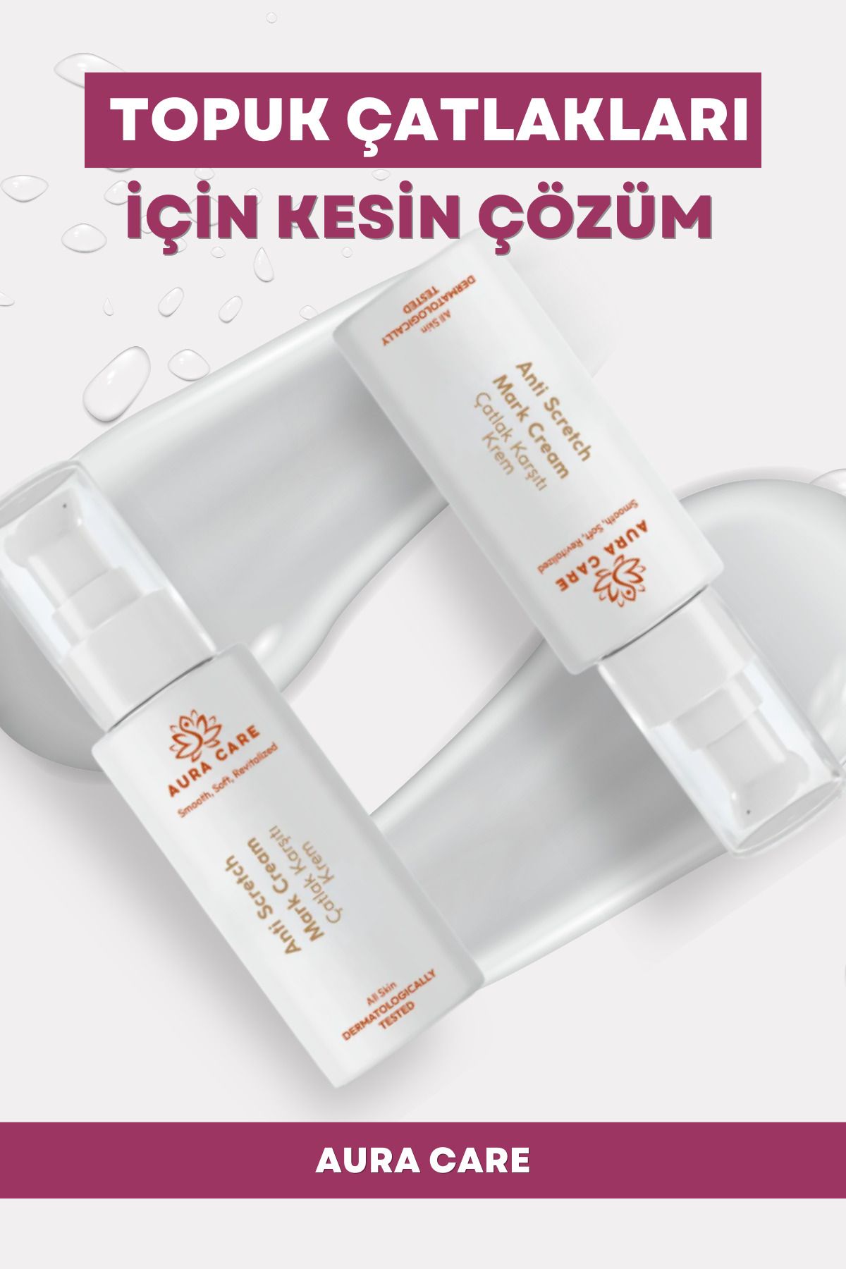 Aura Care Topuk ve Ayak Çatlak Kremi (Nasır ve Çatlak Karşıtı) 100ml.