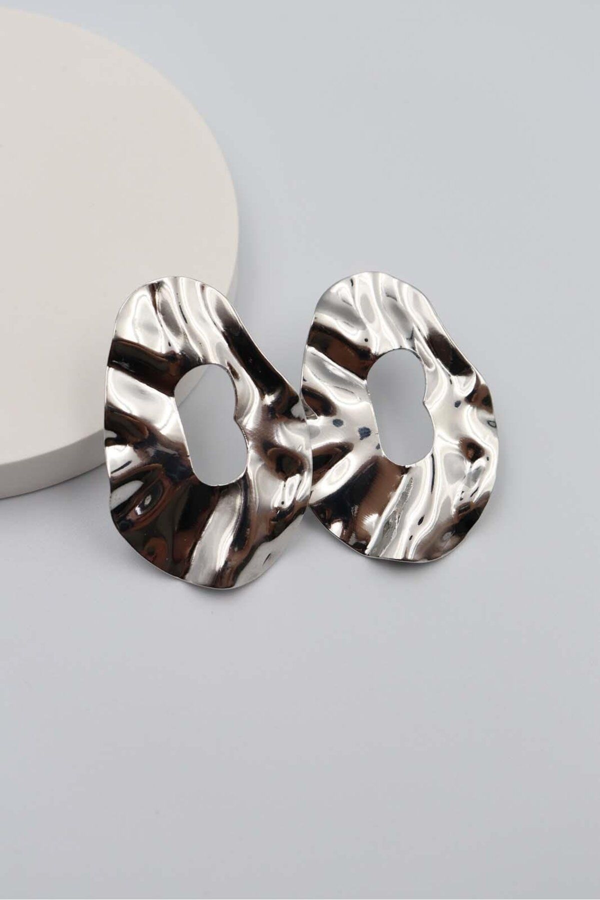 BY CANSU ACCESSORİES Pescatore Silver Küpe