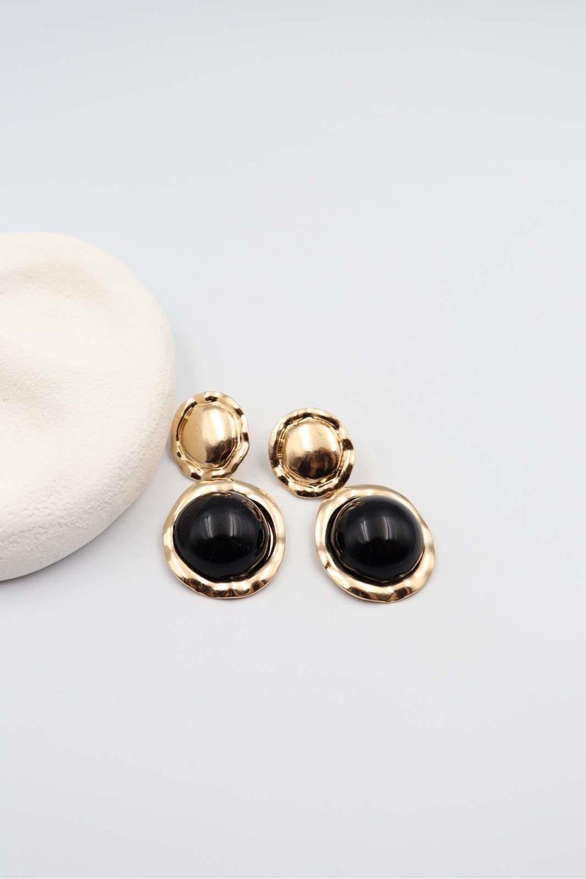 BY CANSU ACCESSORİES Georgio Gold Küpe