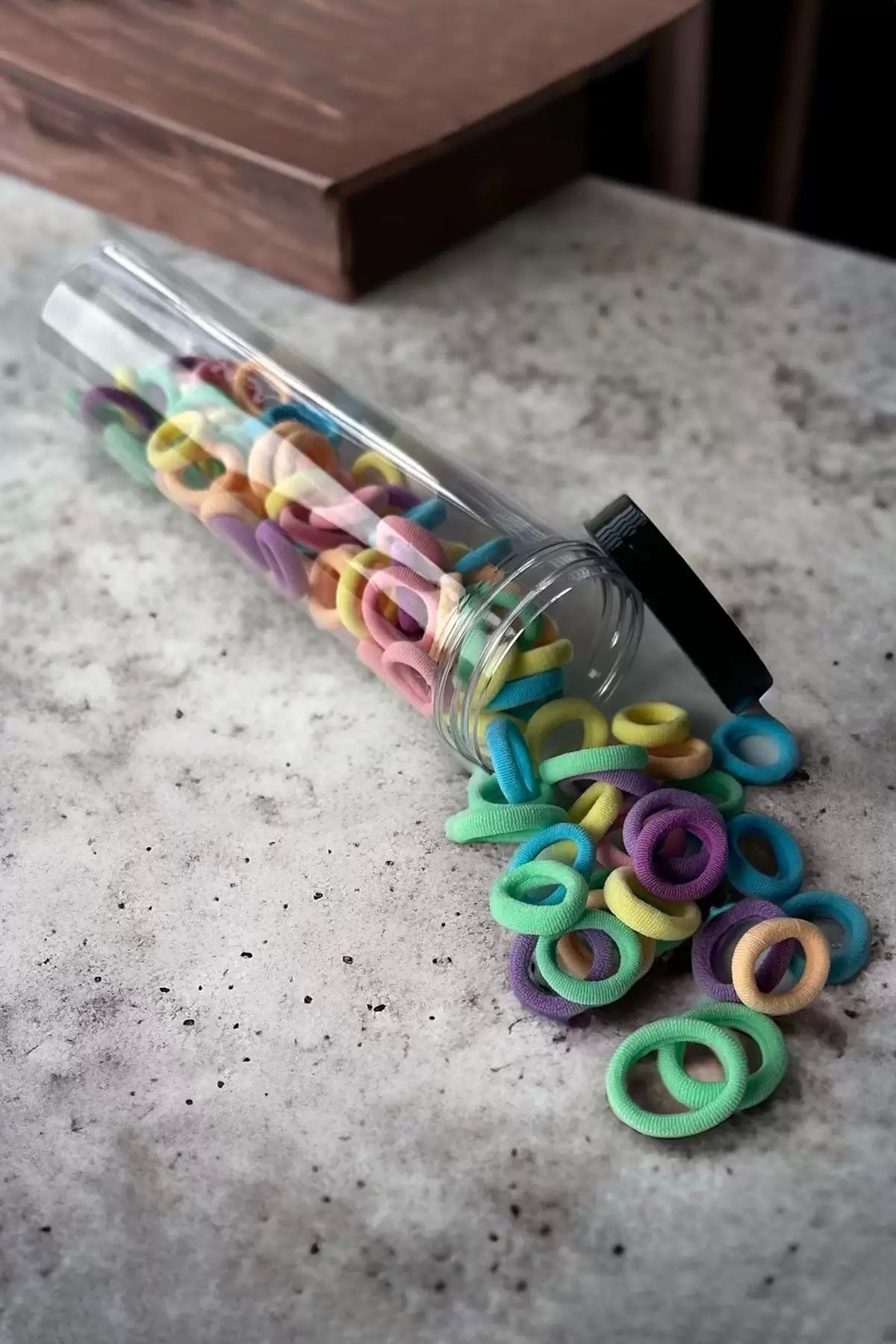 TakıDolabı Karışık Renk Lastik Toka Set