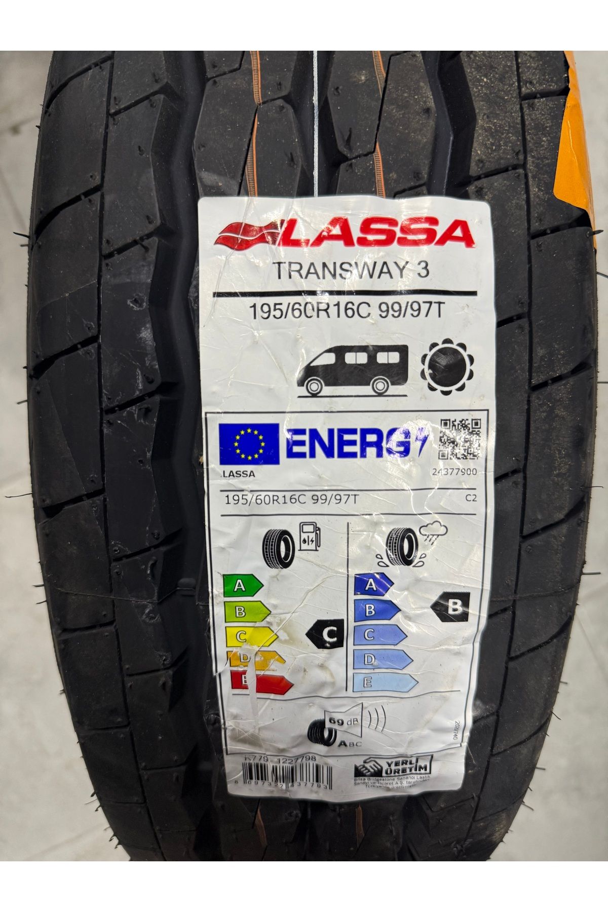 Lassa / 195/60R16C (TRANSWAY 3) 2024 YAZ LASTİĞİ