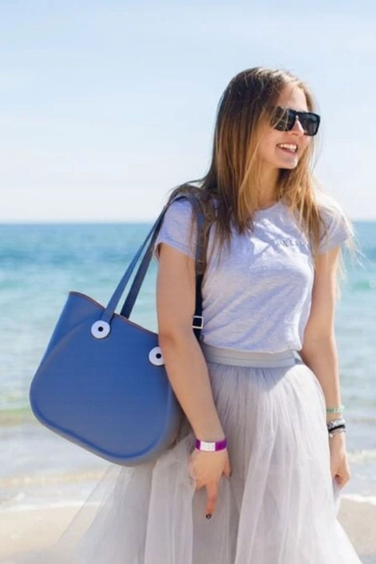 QUTU-S-Bag Exclusive Silicone Effect Handbag 1