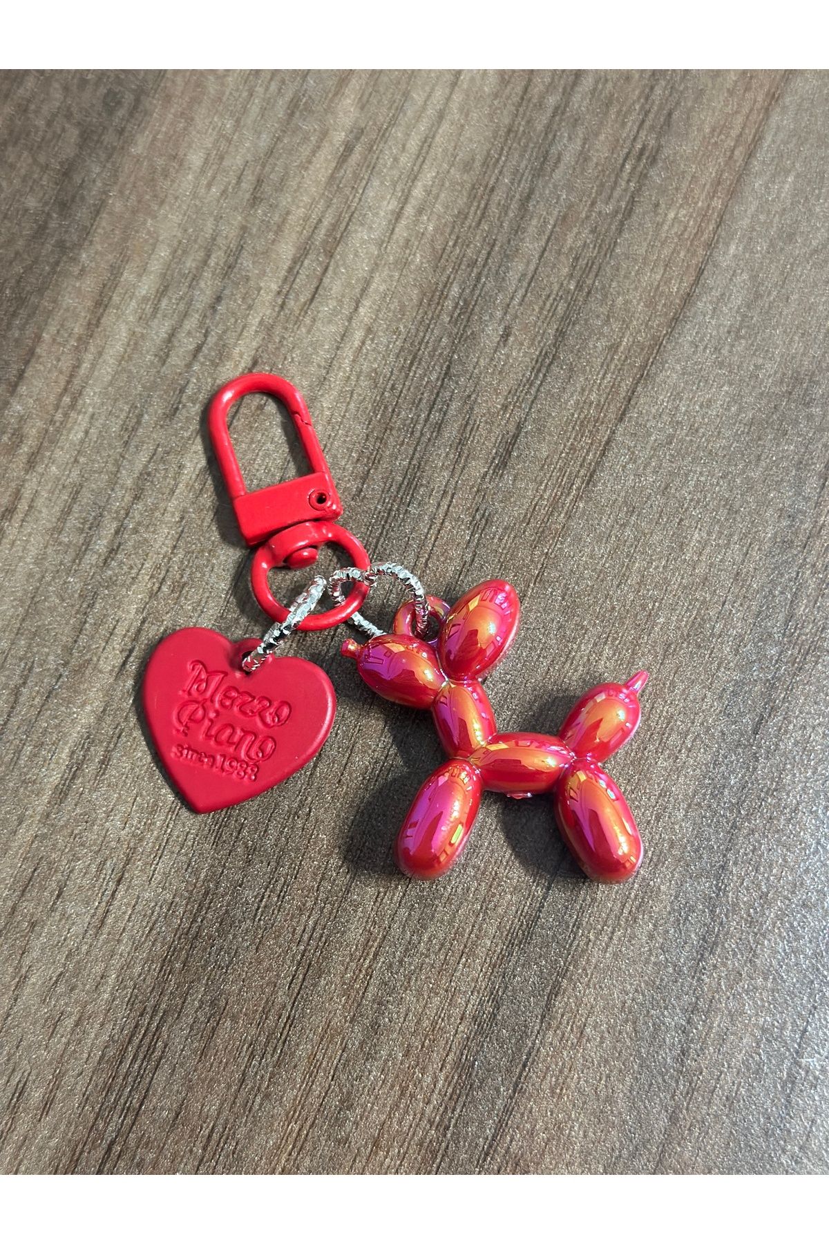 aysequlce balon köpek anahtarlık çanta süsü çanta charmı