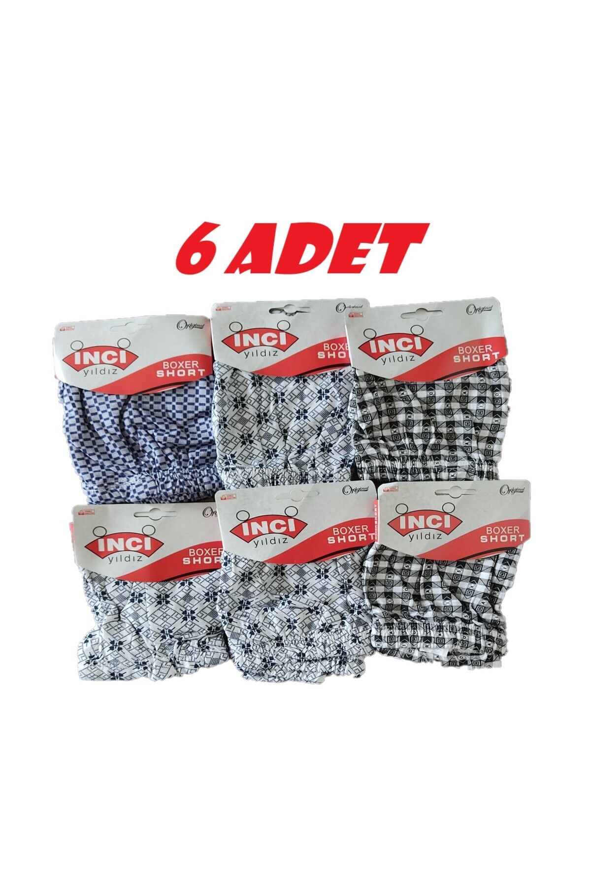 Pardon Erkek Ekonomik Boxer 6 Adet