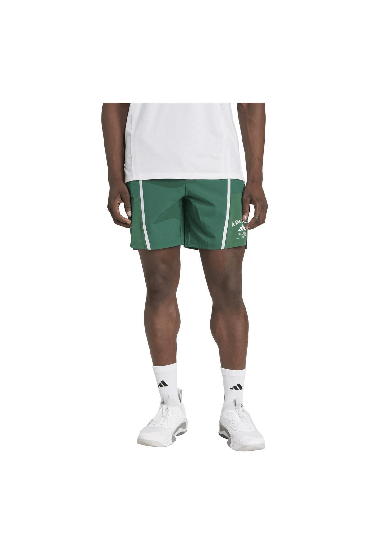 adidas JI6348-E adidas D4T Herıtage Short Erkek Şort Ve Kapri Yeşil