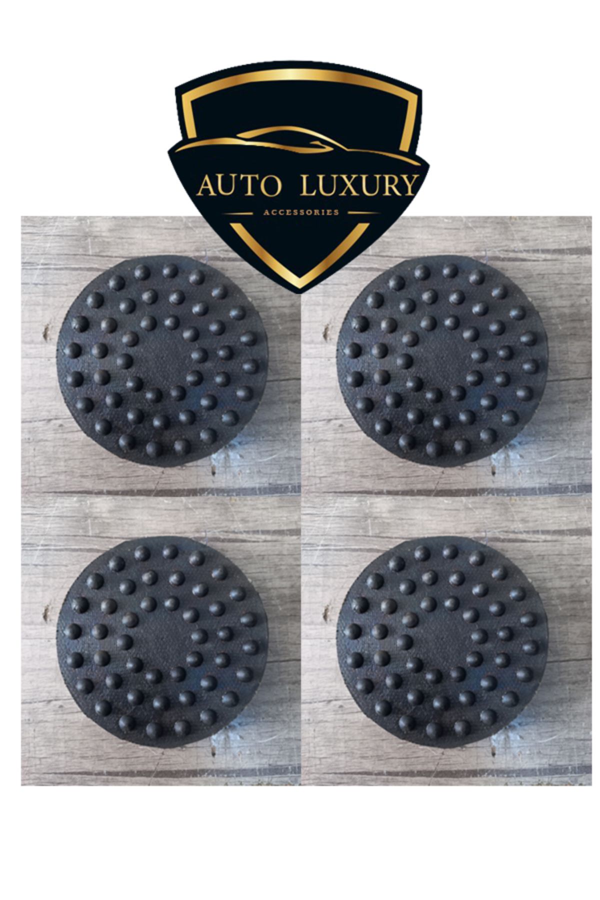 AUTO LUXURY Demirli Lift takozu kauçuk lift pabucu kaldıraç lastiği 4 adet 130 mm.