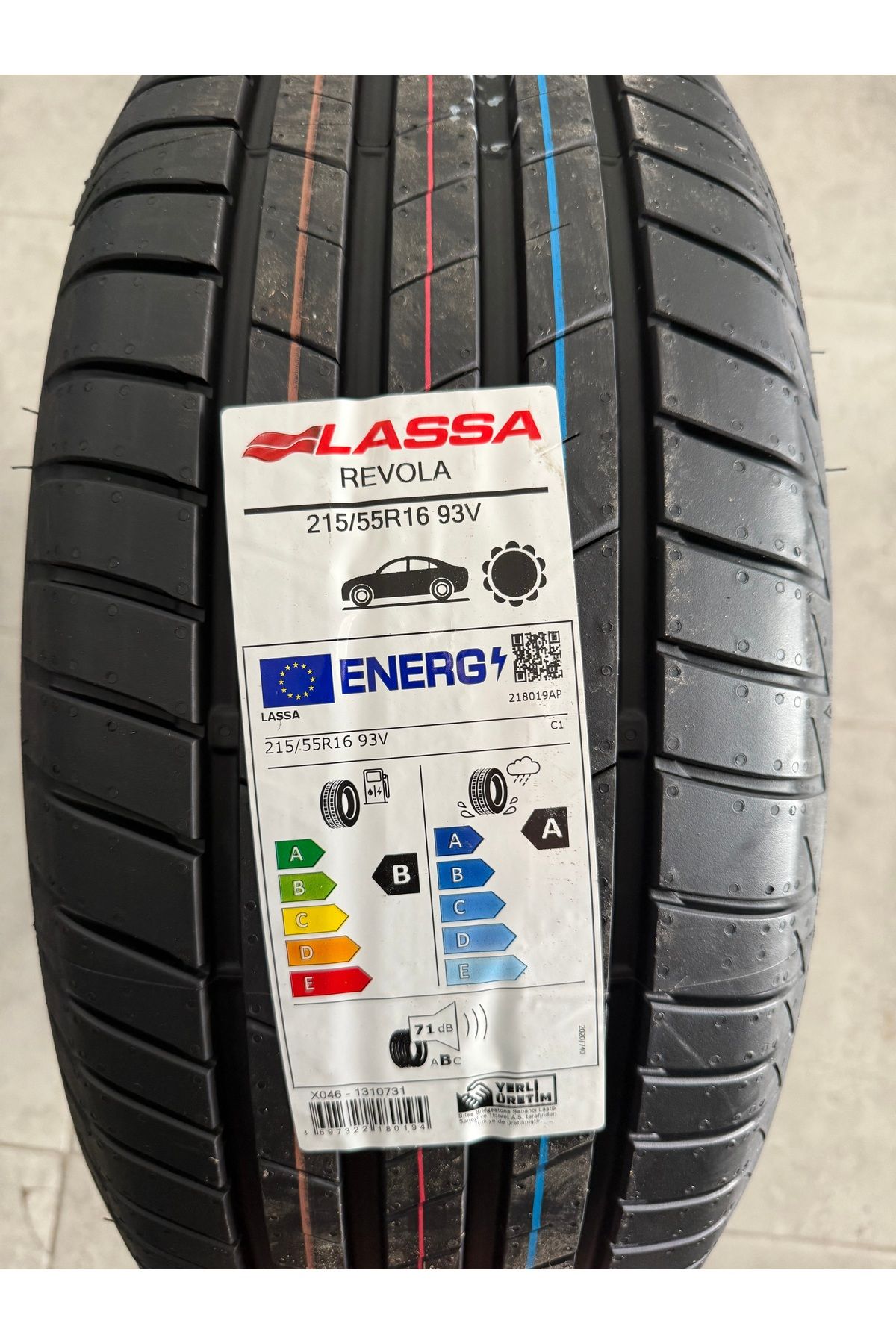 Lassa / 215/55R16 (REVOLA) 2025 YAZ LASTİĞİ