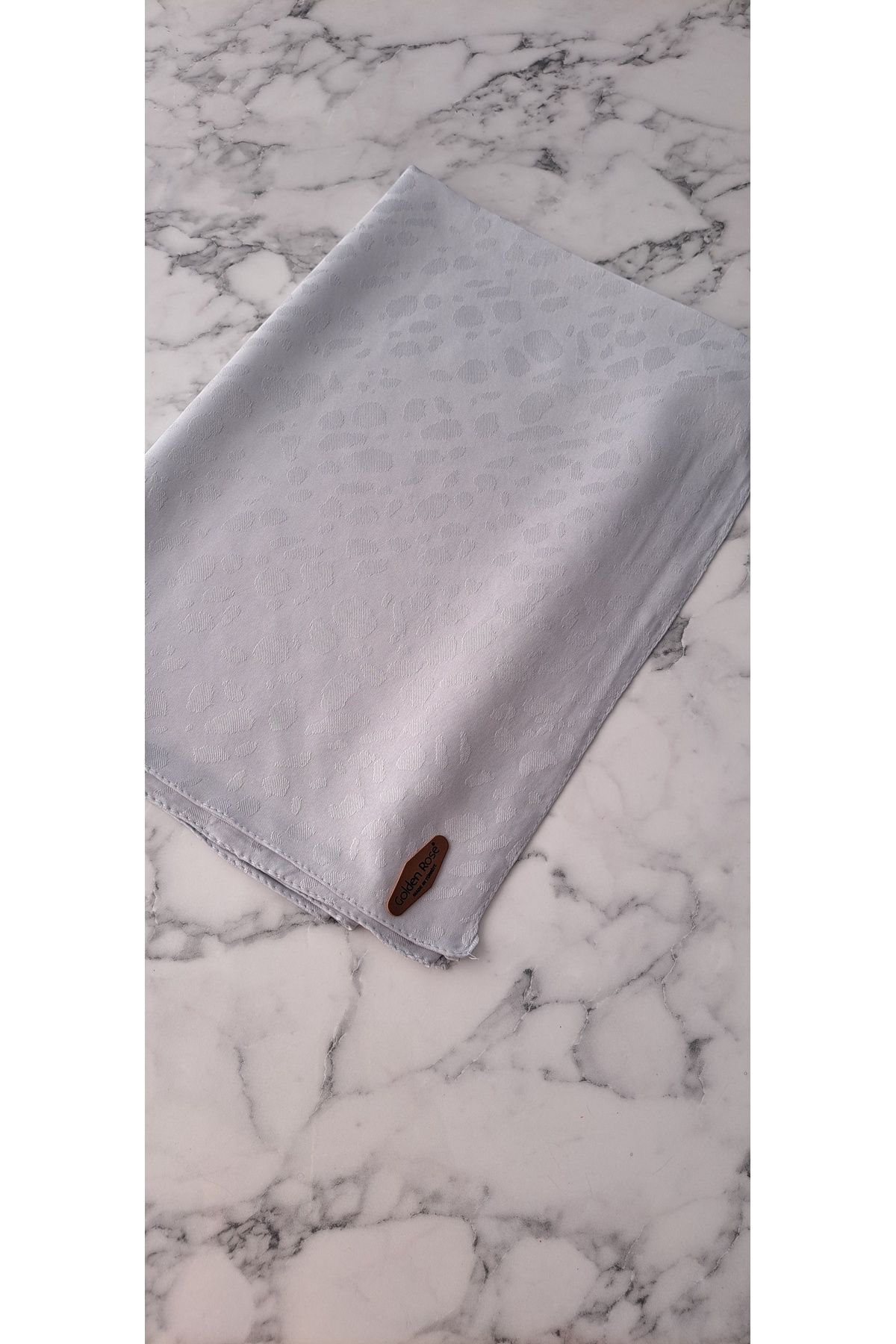 COLLECTİON Gri leopar dokulu şal