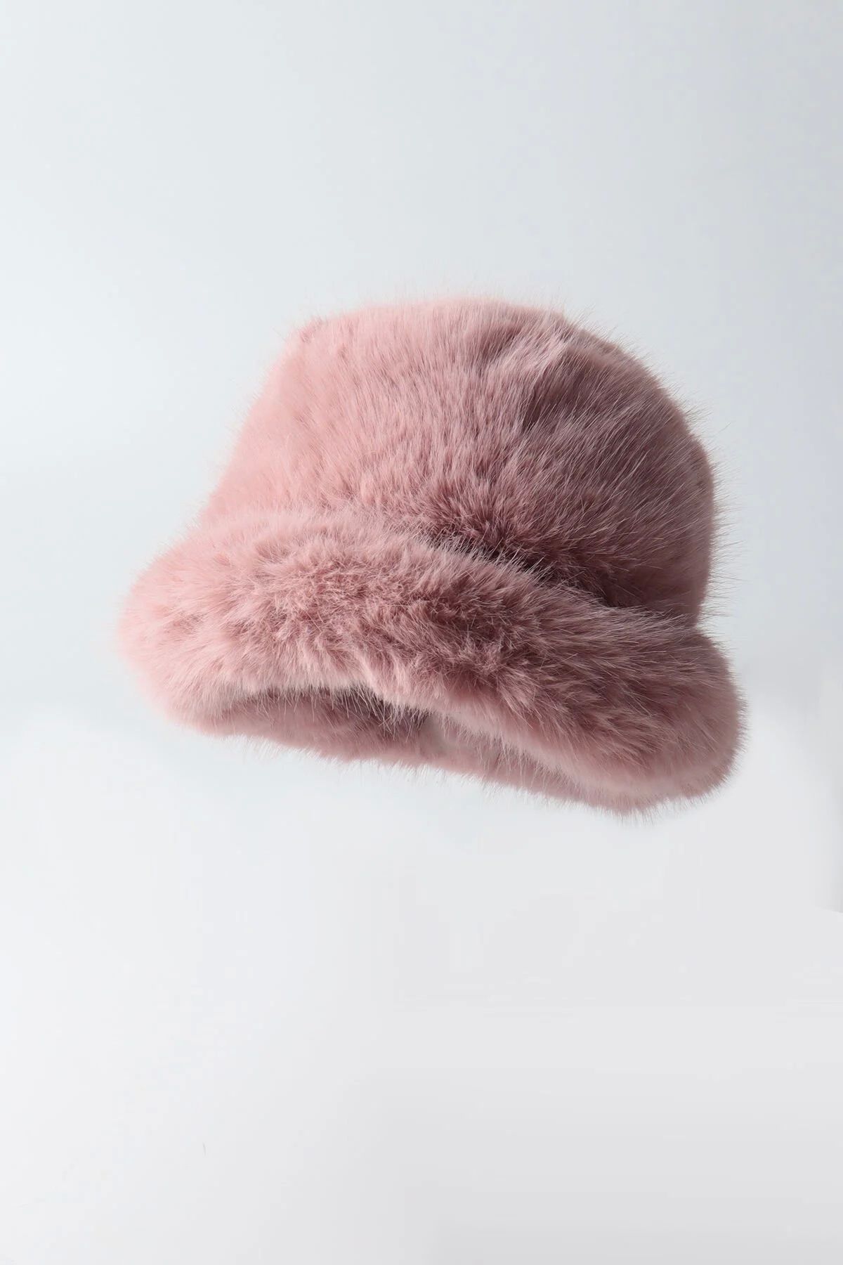 TakıDolabı Pembe Renk Peluş Şapka