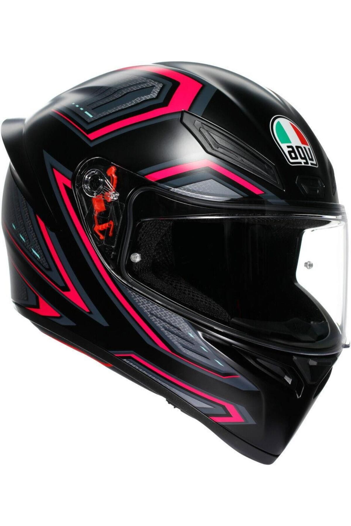 AGV K1 S E2206 Sling Matt Black Pink Kapalı Kask