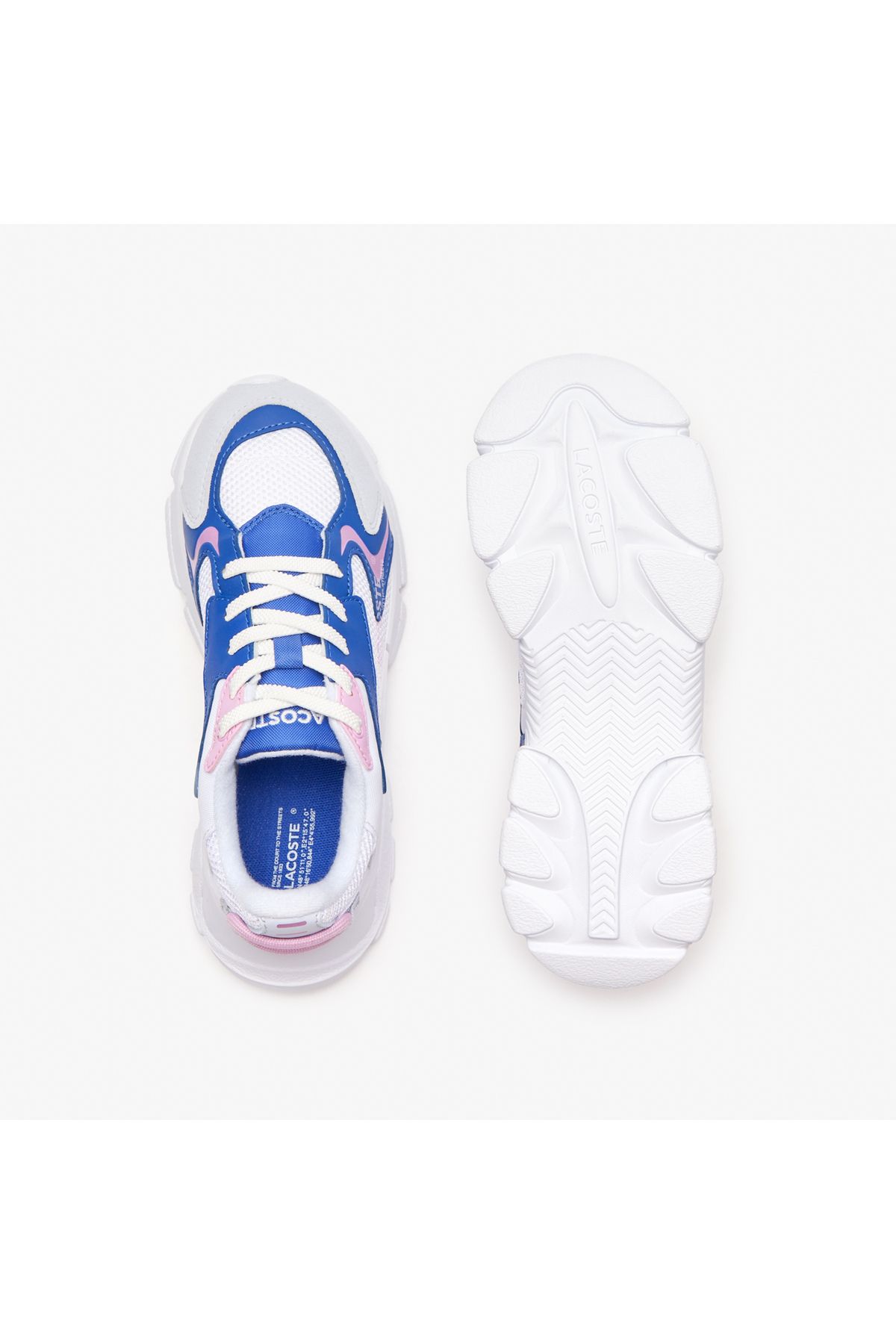 اسنیکر آبی دخترانه و پسرانه بچگانه کفش ورزشی روشن L003 NEO Lacoste